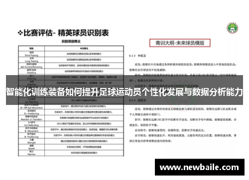 智能化训练装备如何提升足球运动员个性化发展与数据分析能力